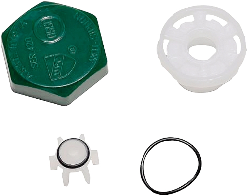 Arrowhead Brass PK1430 Air Vent Assembly, Plastic, Green, For: 420 Series Vacuum Breakers, 5-Piece