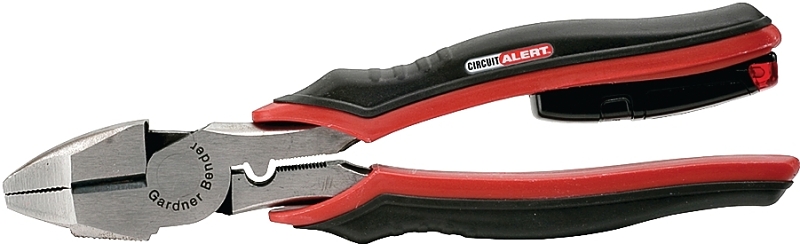 Gardner Bender GPT-90 Lineman's Plier, 9 in OAL, 1-1/8 in Jaw Opening, Red Handle, Comfort Grip Handle, 1-1/4 in W Jaw