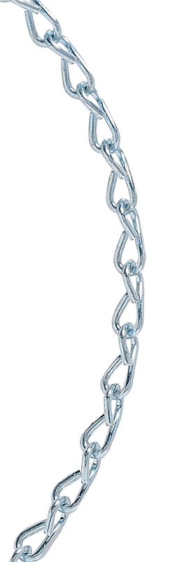Baron 7241 Jack Chain, #14, 200 ft L, Steel, Zinc-Plated, 10 lb Working Load