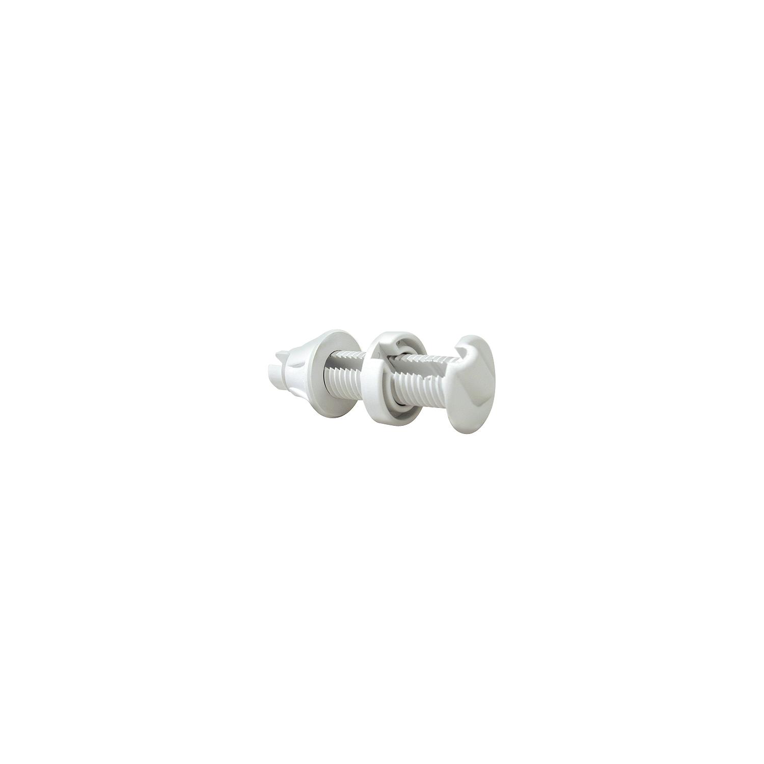 Seachoice 17921 Cable Thru Hull Fitting - White - 1/4â³ Slot, 1-1/4â³ Flange