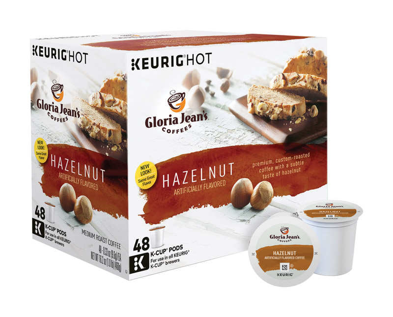 Keurig Gloria Jeans Hazelnut Coffee KCups 48 pk