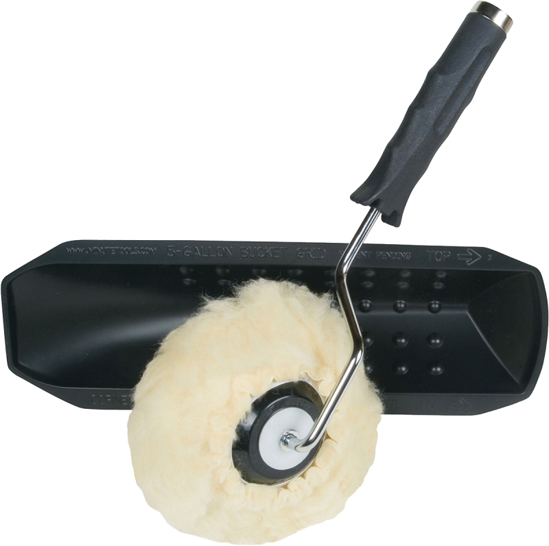 Hyde 45820 Roller and Tray, Lambswool Cover, Lambswool Roller