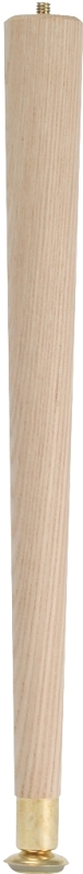 Waddell 2528 Table Leg, 27-1/2 in H, 1-1/2 in W, 1-1/2 in L, Hardwood, Sanded/Smooth