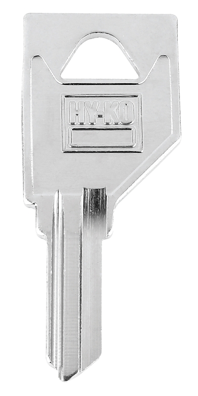 Hy-Ko 11005PU13 Mechanical Key Blank, Brass, Nickel-Plated, For: Pundra PU13 Lock, Pack of 5