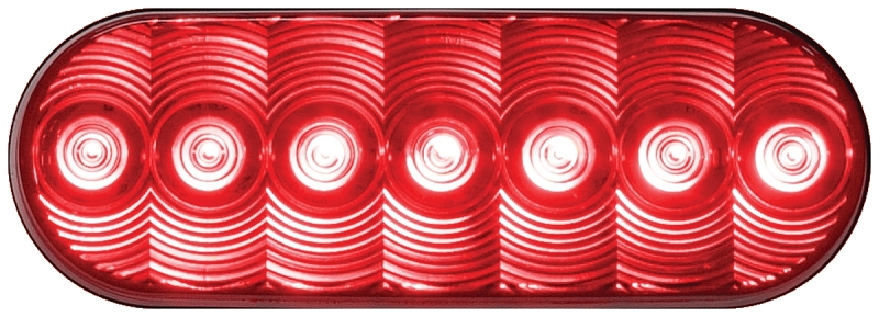 PM LumenX Series V821KR-7 Stop/Turn/Tail Light, LED Lamp, Red Light
