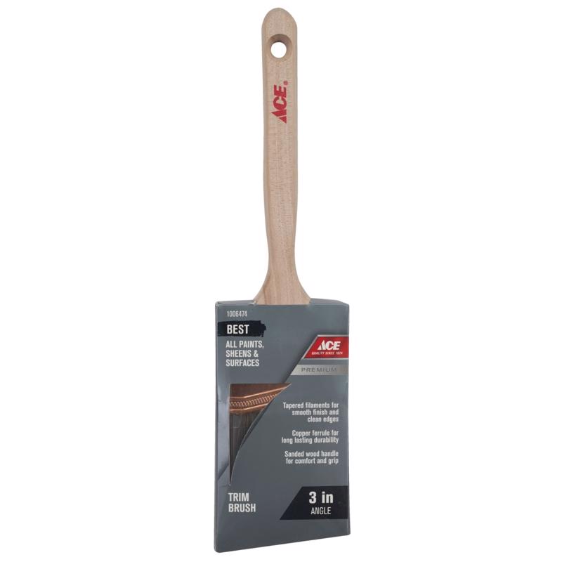 Ace Best 2-1/2 in. Angle Trim Paint Brush, Pack of 6