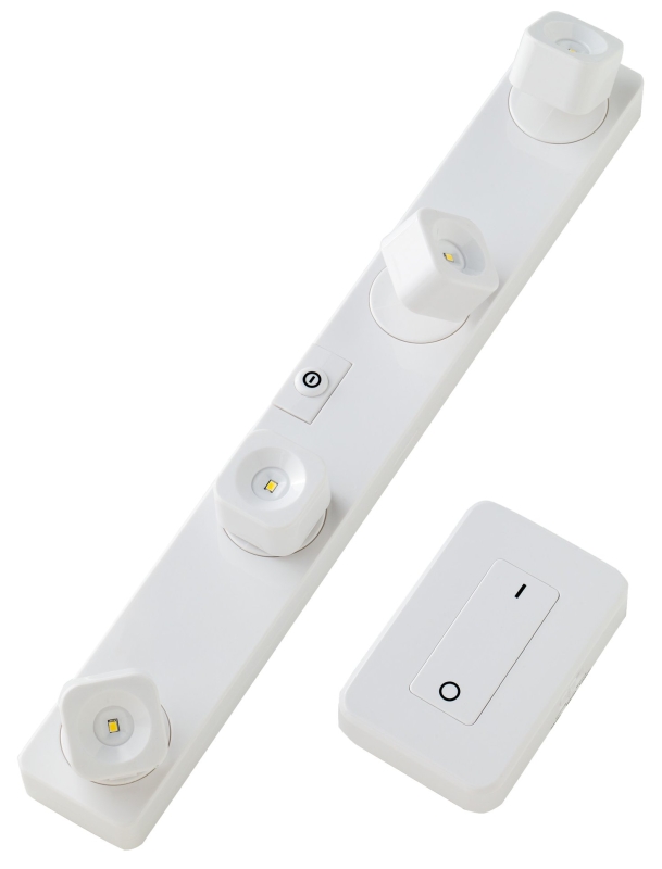 Light It 30036 308 FastTrack Light Set AA Battery Alkaline Battery 4 Lamp LED Lamp 55 4000 K Color Temp White VORG1057819 30036 308