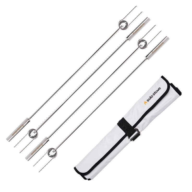 Solo Stove SS-STICKS Roasting Stick, 36 in OAL, 304 Stainless Steel Head, Ergonomic Handle