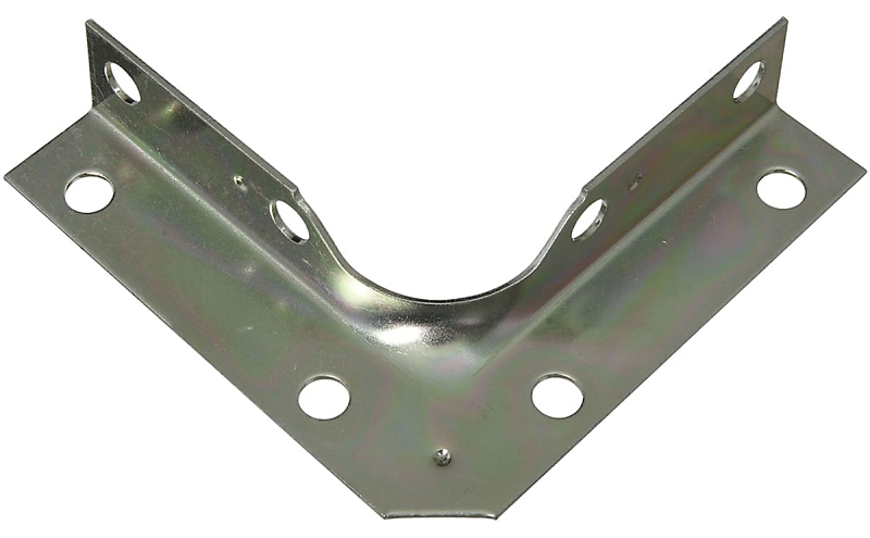 National Hardware V114 Series N245-407 Corner Brace, 3 in L, 5/8 in W, 3 in H, Steel, Zinc-Plated