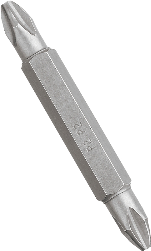 DEWALT DW2028 Double-Ended Insert Bit, #2 Drive, Phillips Drive, 1/4 in Shank, Hex Shank, 2 in L, Steel
