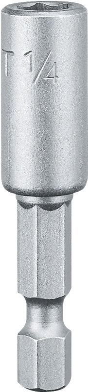 DEWALT DW2218 Magnetic Nut Driver, 1/4 in Drive, Hex Drive, 1-7/8 in L, 1-7/8 in L Shank, Hex Shank