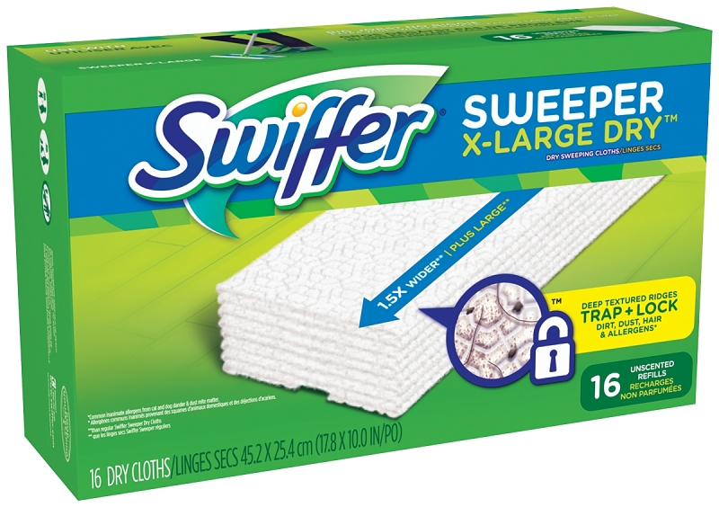 Swiffer 96826 Sweeper Cloth 16 Pads Capacity