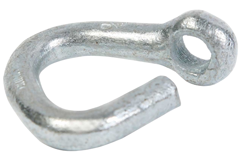 Baron 383-5/16 Large Cold Shut, 5/16 in Trade, 1250 lb Working Load, 5/16 in Dia Wire, Steel, Zinc-Plated