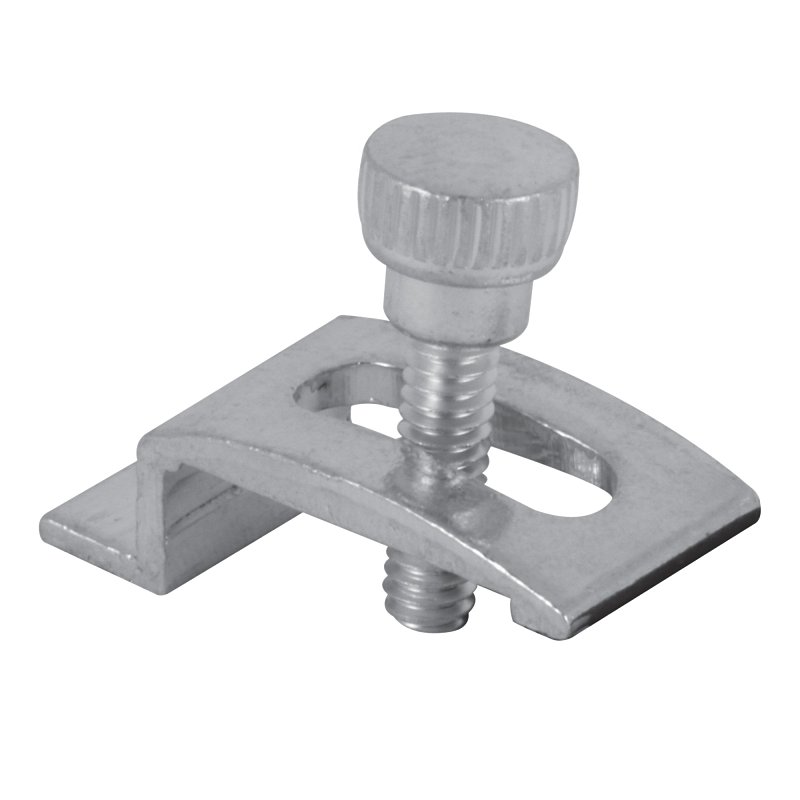 Prime-Line PL 7939 Storm Door Panel Clip, Aluminum, Mill