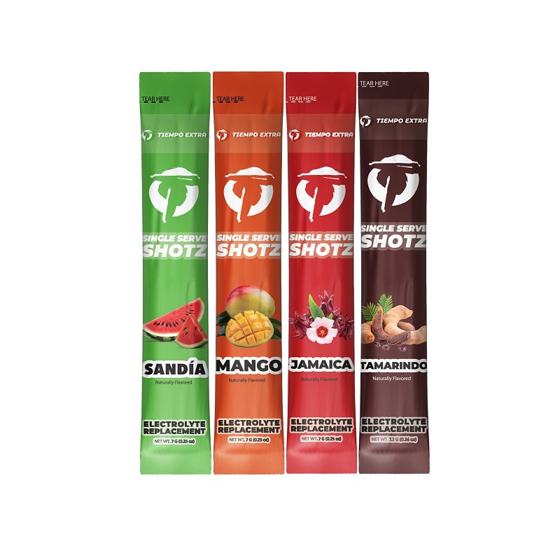 Overtime Tiempo Extra Series TE400-SINGLESERVE Shotz Variety Pack