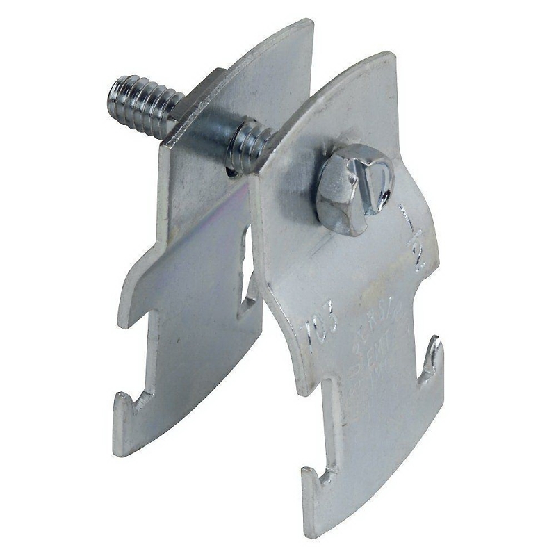 SuperStrut 700 Series Z703 1EG-25 Pipe Clamp, 1 in, Steel, Silver, Electro-Galvanized