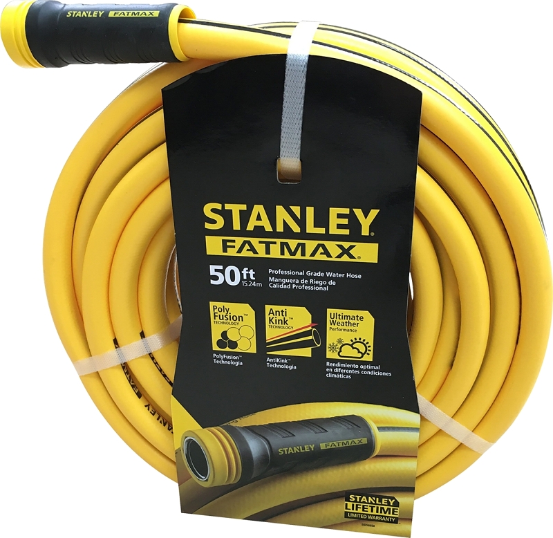 National Hardware BDS6650 Professional-Grade Hose, 5/8 in, 50 ft L, Polyurethane/PVC, Yellow