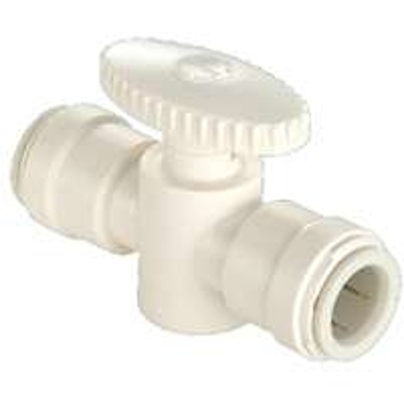 Watts 3539-14/P-866 Stop Valve, 3/4 in Connection, CTS, 250 psi Pressure, Plastic Body