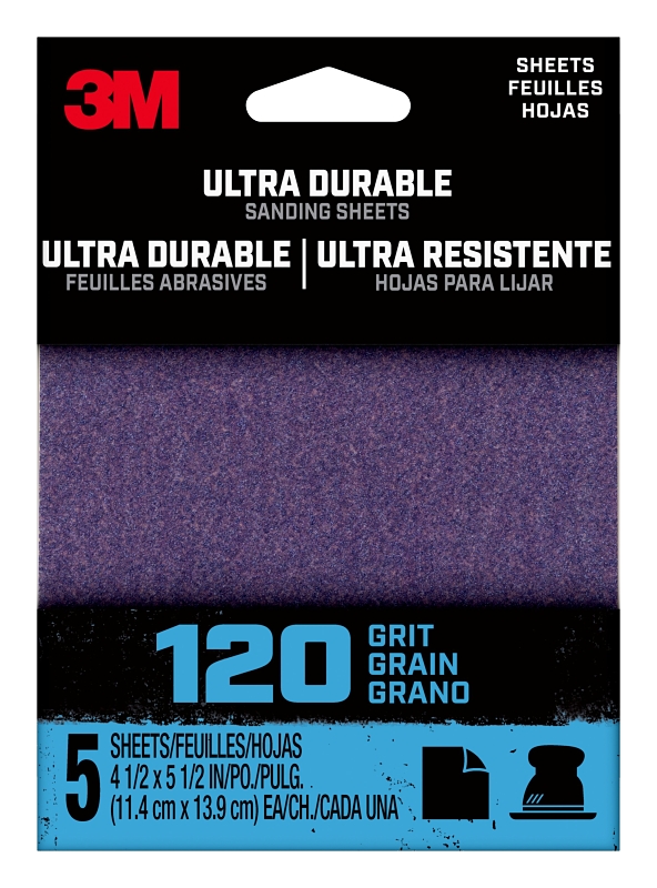 3M 27368 Cross Pad, 5-1/2 in L, 1 in W, 60 Grit, Fine, Aluminum Oxide Abrasive