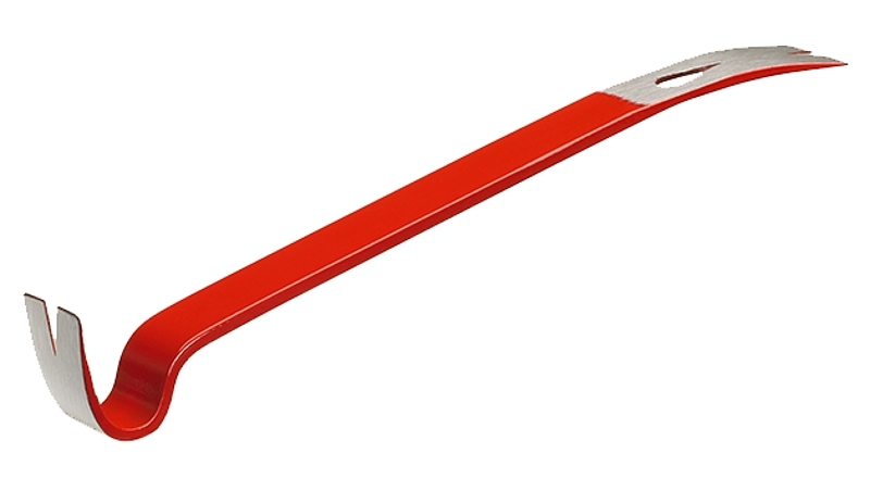 Hultafors 108 Series 827023U Mini Wrecking Bar, 7-1/2 in L, Steel, Red, 21 mm W