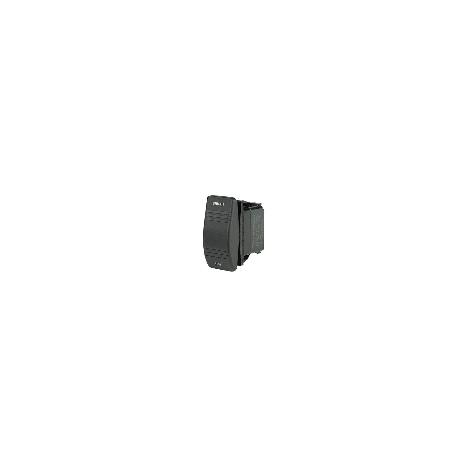 BEP 1001806 Weather Resistant Contura Dimmer Rocker Switch, (On)-Off-(On), SPDT, 1/4â³ Blade Terminals