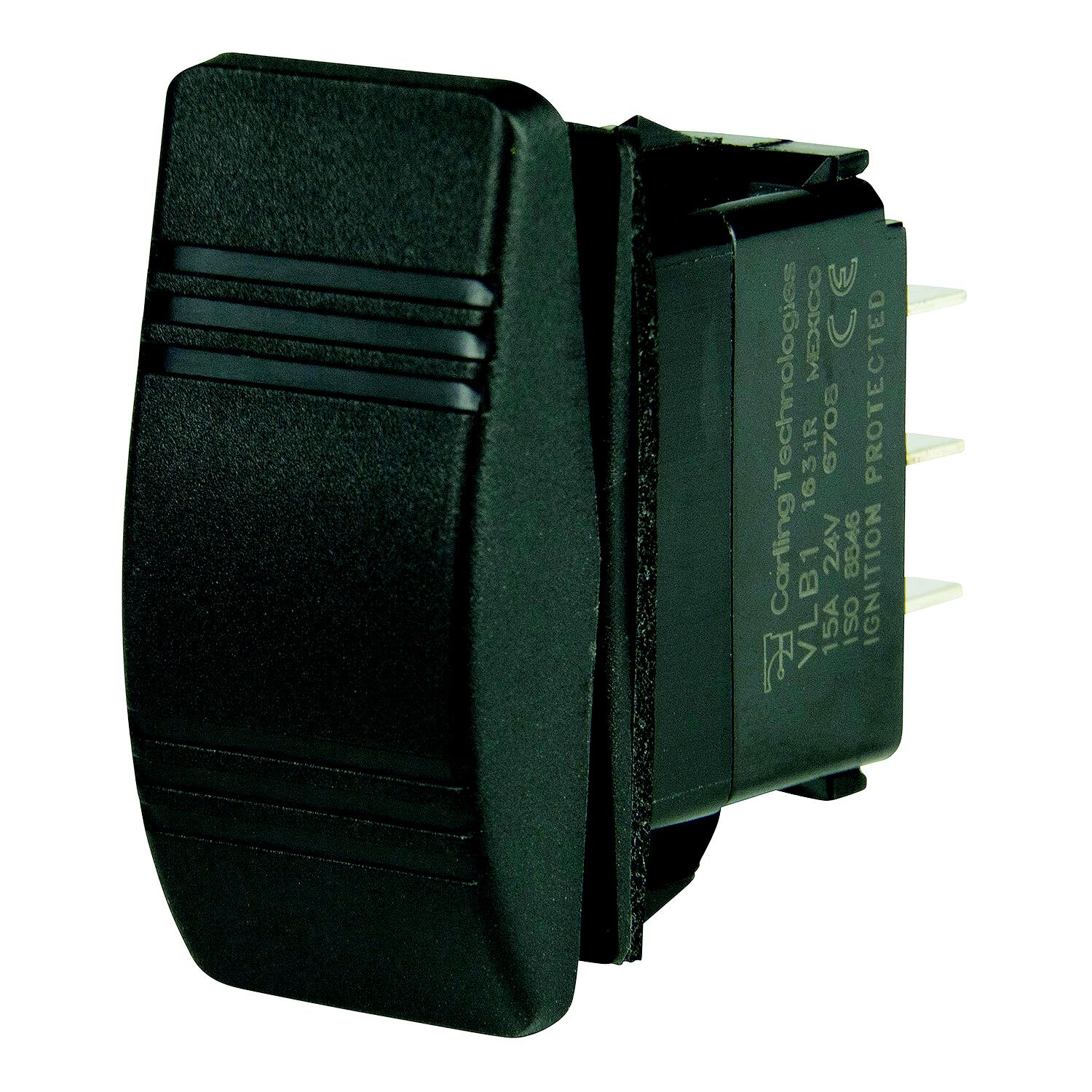 BEP 1001809 Weather Resistant Contura Dimmer Rocker Switch, (On)-Off-(On), DPDT, 1/4â³ Blade Terminals
