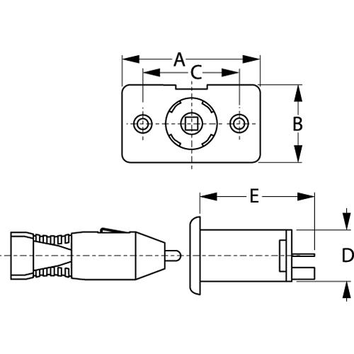 Power Socket - 12 Volt (Socket