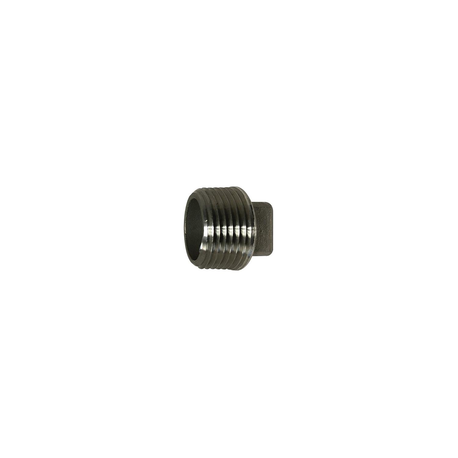 3/4 304 SOLID PLUG SS
