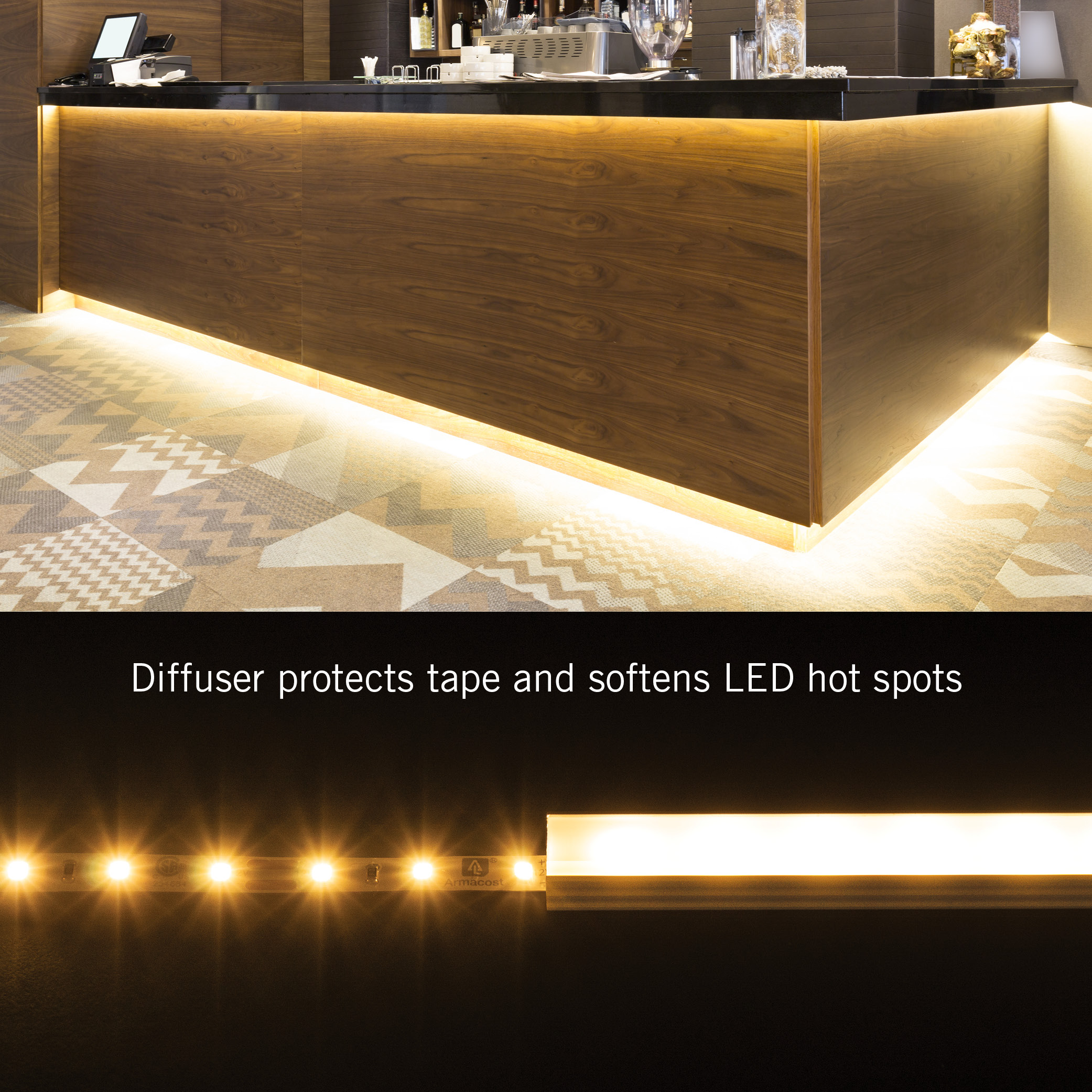 LED Tape Light Mounting Channel - Picture 12 of 26
