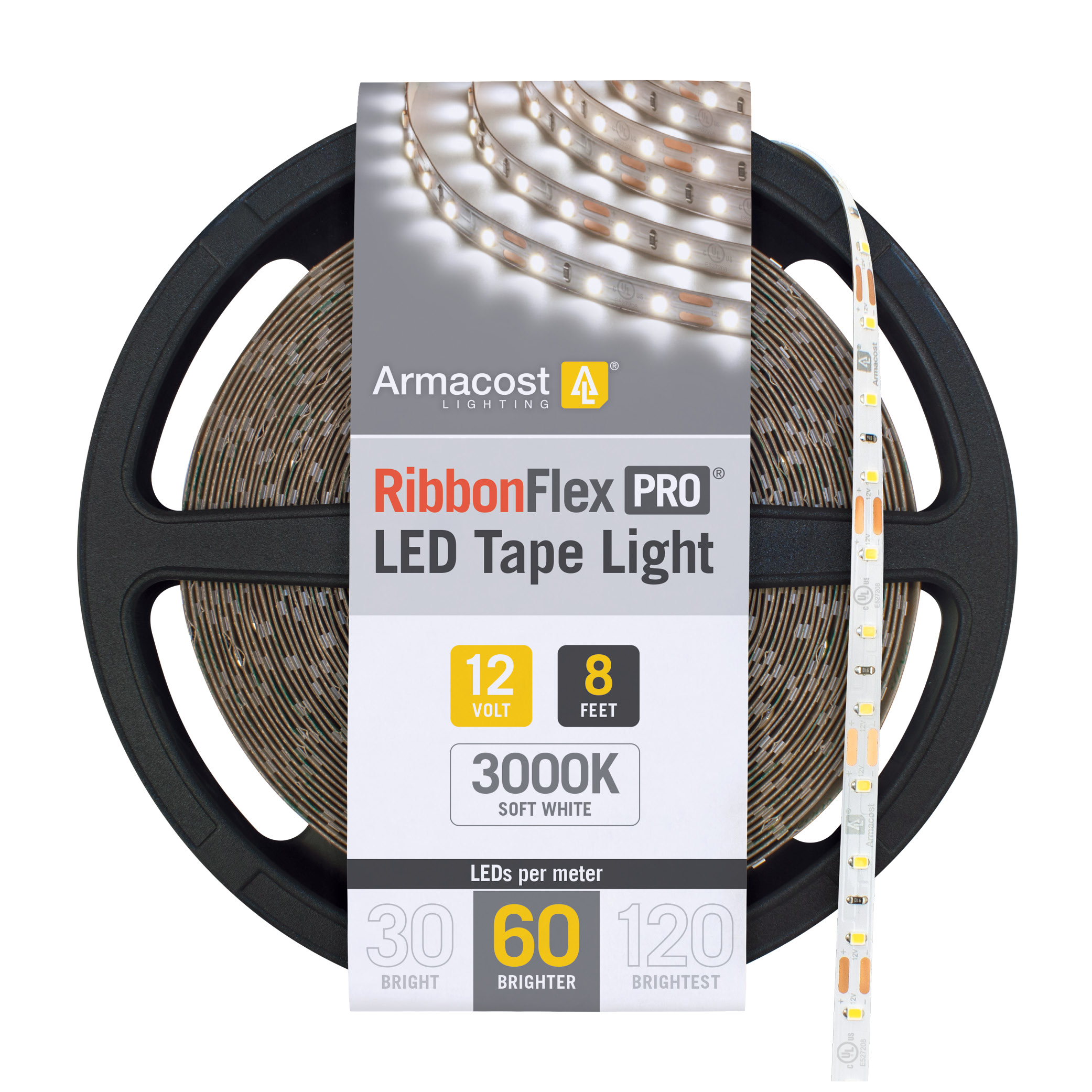 RibbonFlex Pro 12V White LED Strip Light Tape 60 LEDs/m - Picture 8 of 11