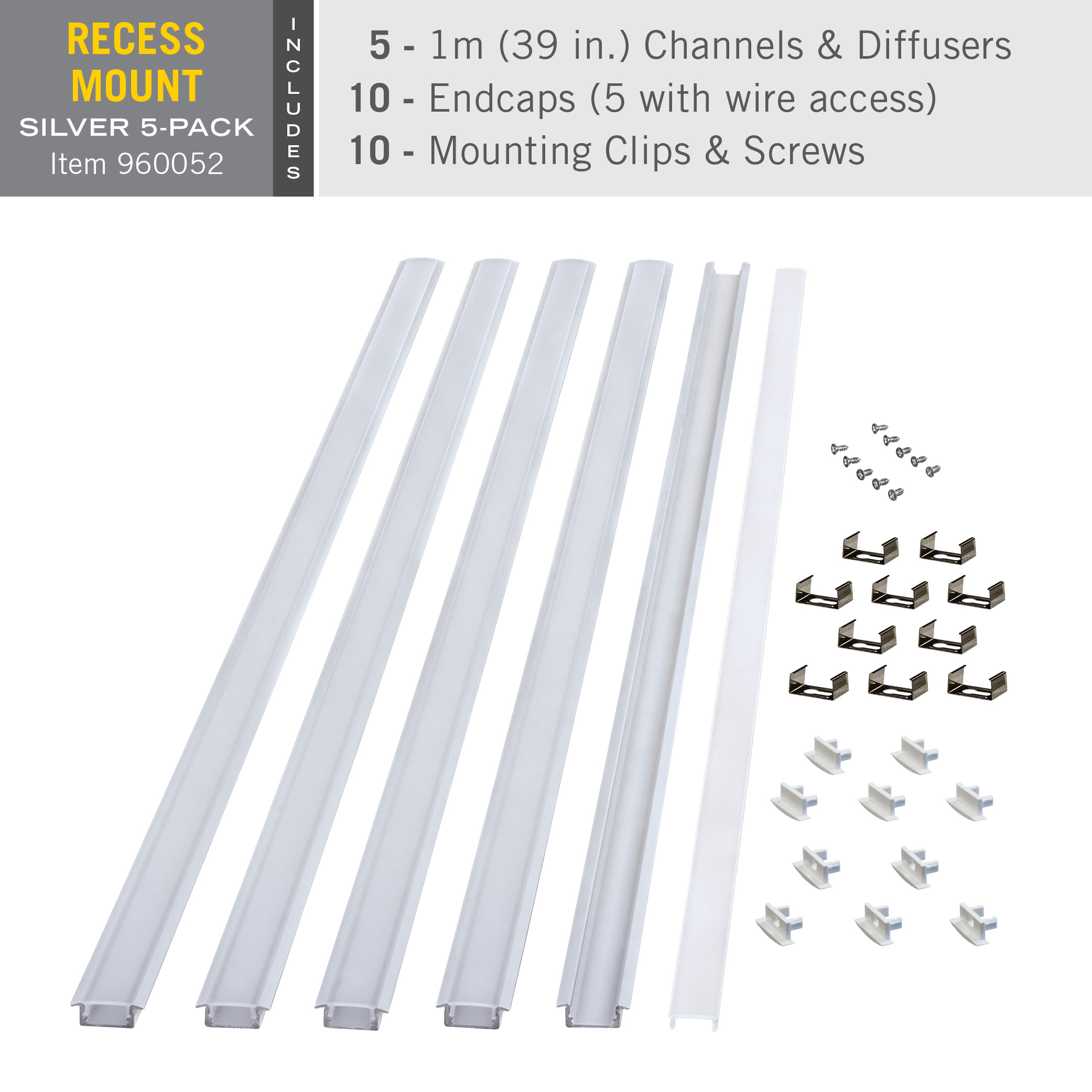 LED Tape Light Mounting Channel - Picture 20 of 26
