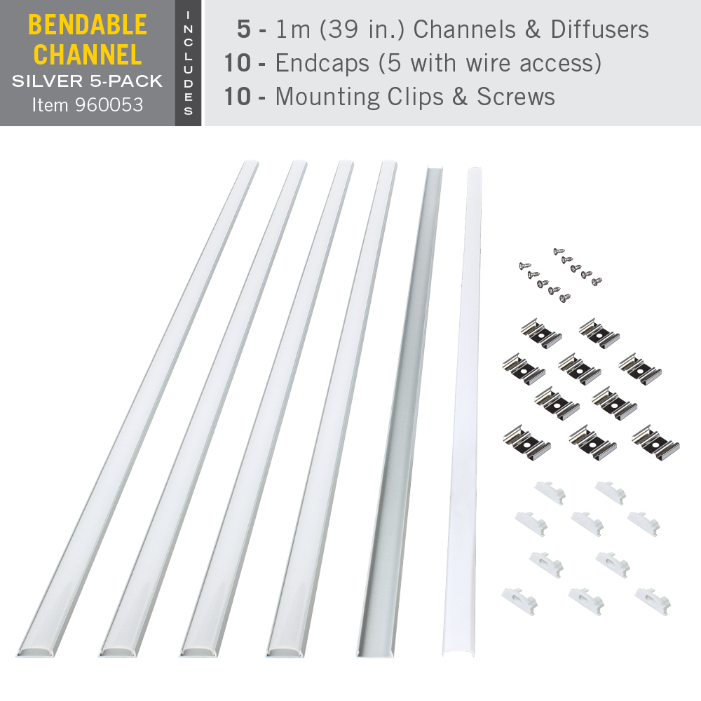 LED Tape Light Mounting Channel - Picture 11 of 26