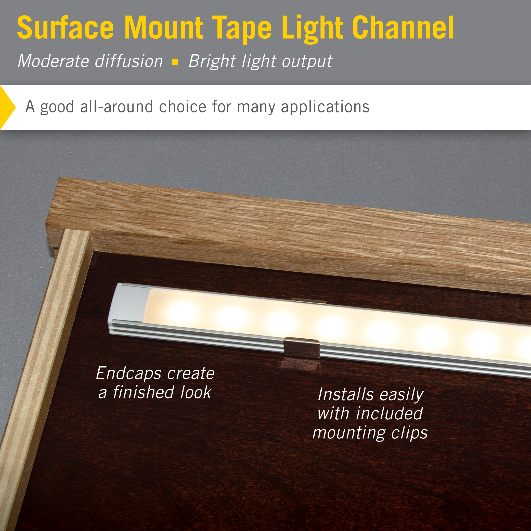 LED Tape Light Mounting Channel - Picture 23 of 26