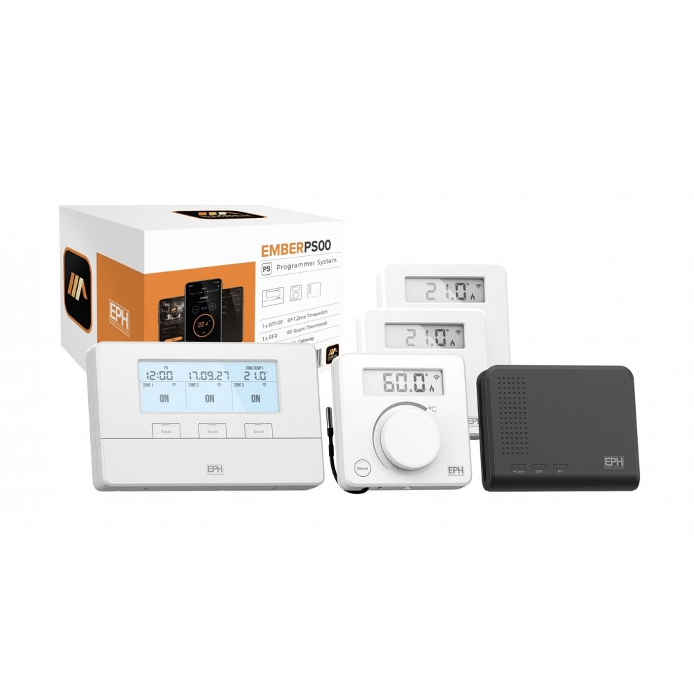 EPH EMBER 3 Zone RF Programmer Pack (R37-RF-V2, 2 x RFR-V2, GW04) | JT Dove