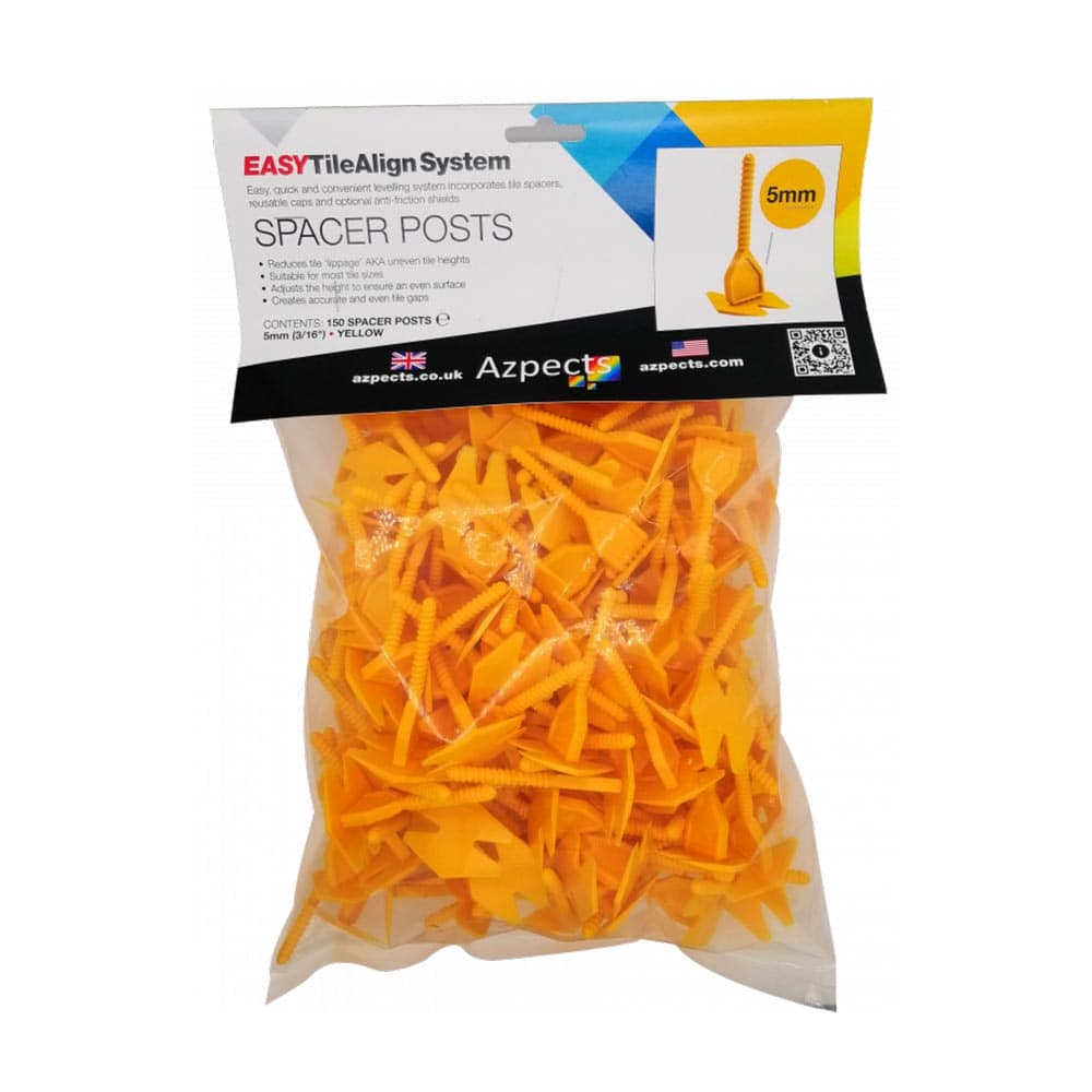 Azpects EASYTileAlign Spacer Posts Pack of 50 (5mm) | JT Dove