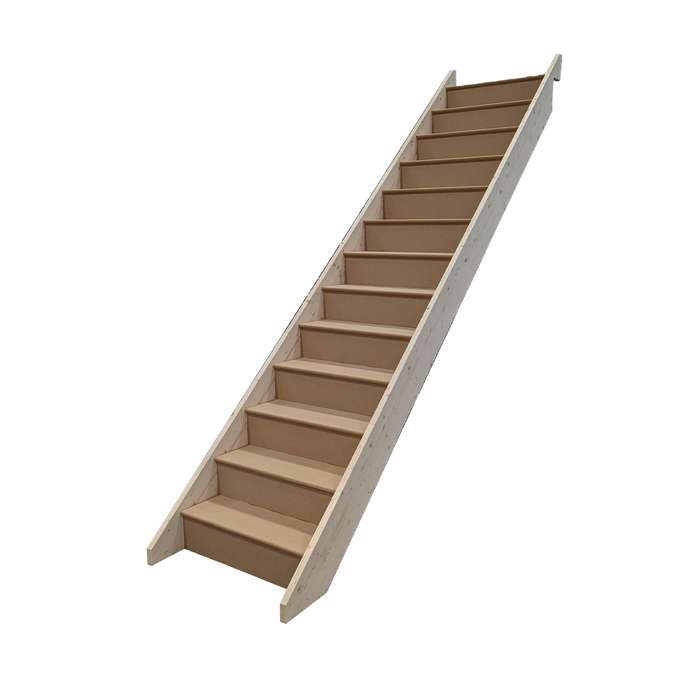 Stairbox Standard Straight Flight Staircase | JT Dove