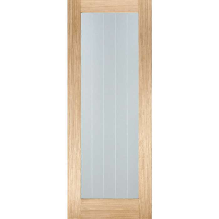 LPD Oak Unfinished Mexicano Pattern 10 Glazed Internal Door | JT Dove