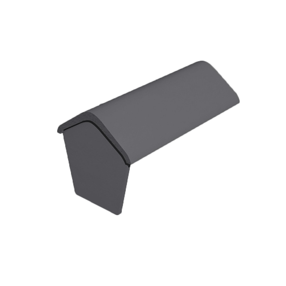 Marley Smooth Grey Modern Block End Ridge Tile (457 x 150mm) | JT Dove