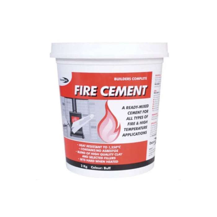 Fuff Cement Bond It Buff Ready Mixed Fire Cement (2kg) | JT Dove