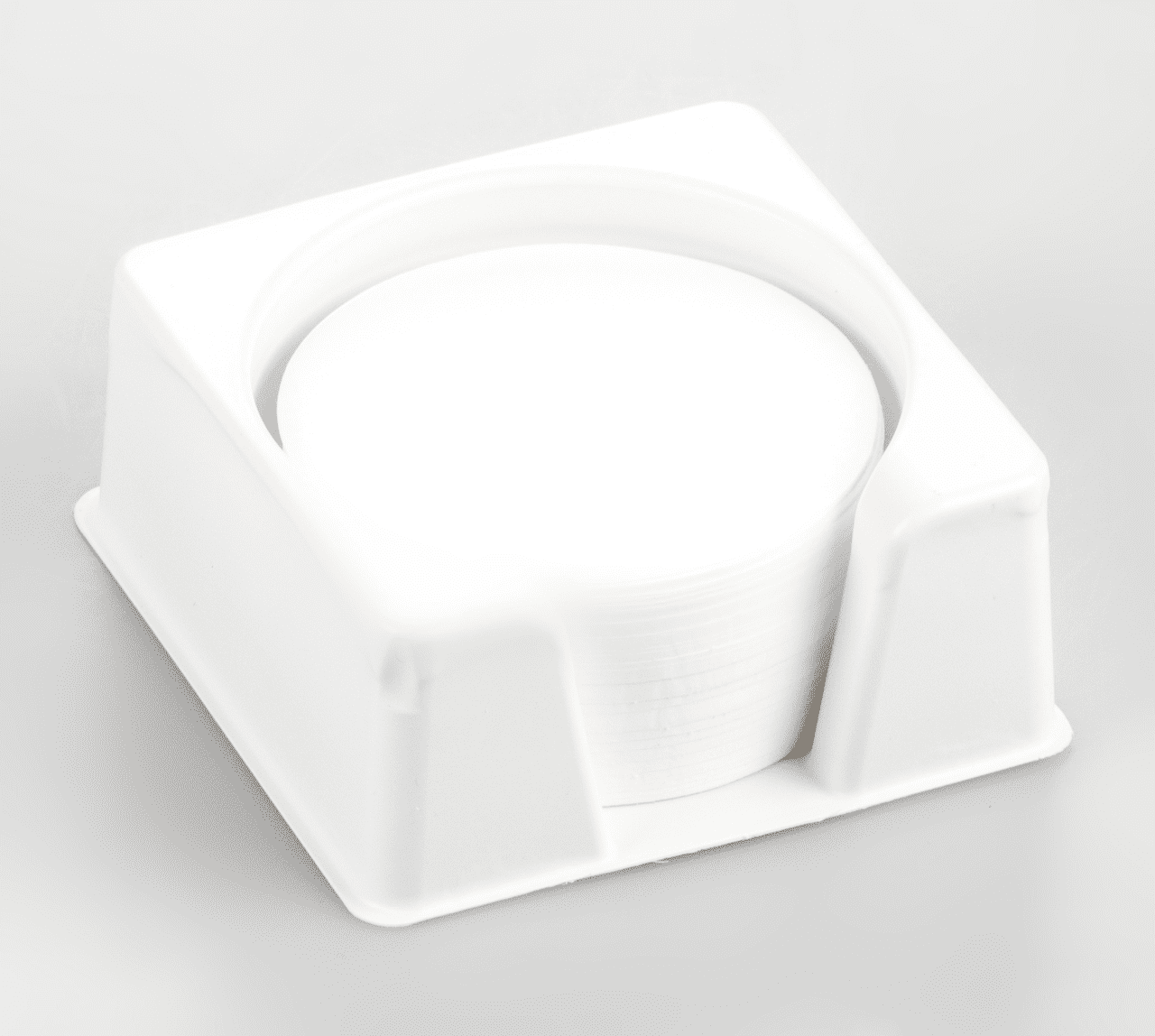 Glasfaser-Rundfilter mit organischem Binder