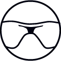 Stabilizing nose bridge made of bi-material - KAYENNE - Adult Swimming Goggles