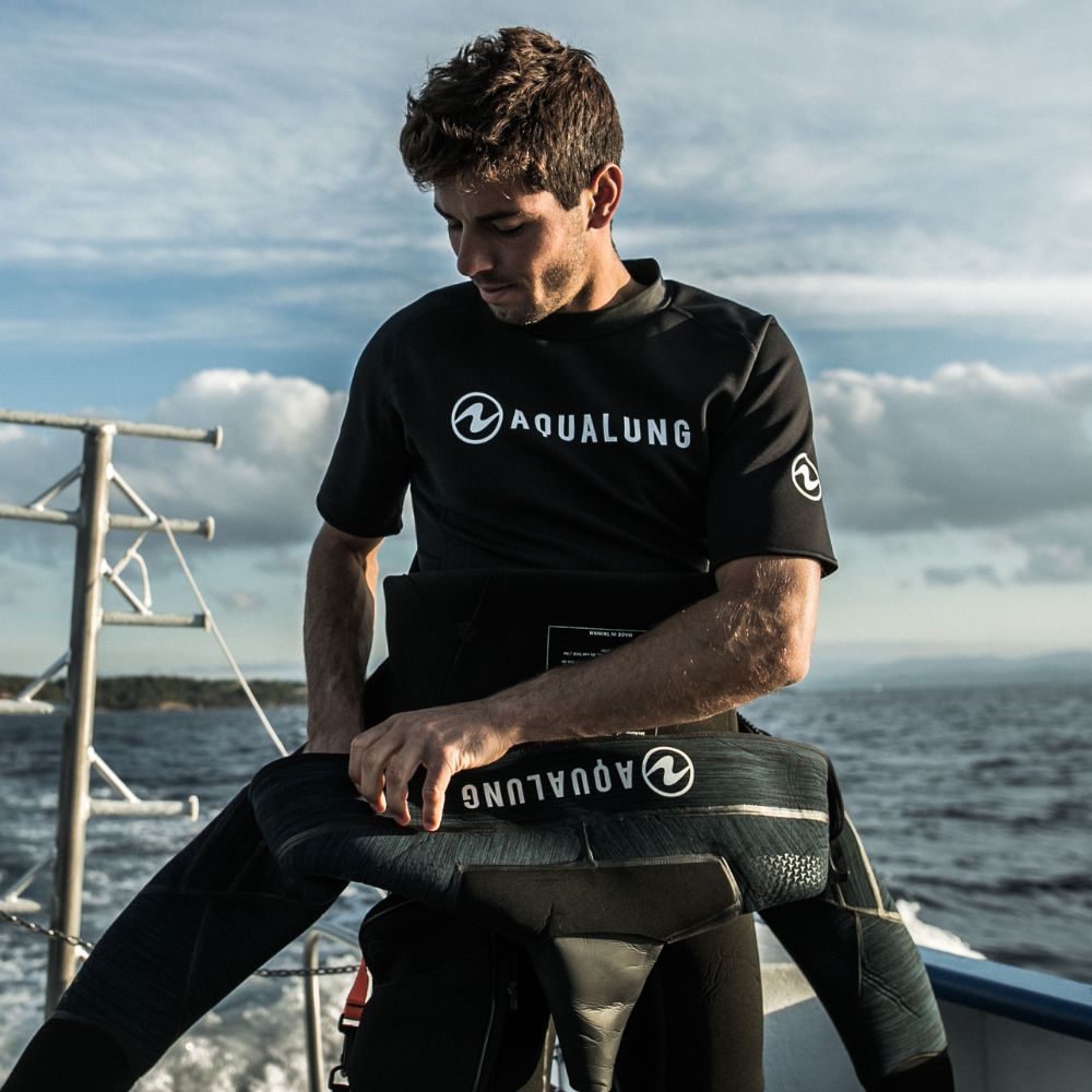 CeramiQskin: Rashguard de manga larga buceo hombre Aqualung®