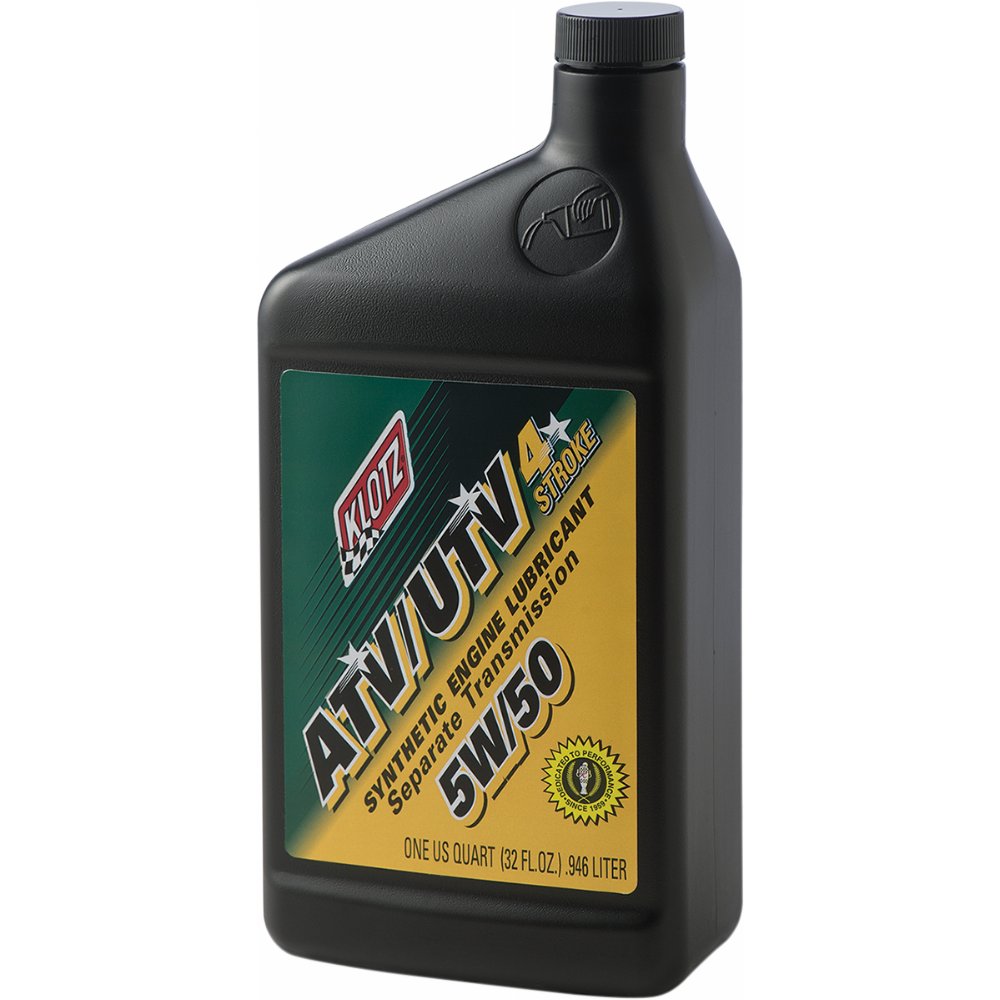 Lubrifiant synthétique pour moteur Klotz 4T pour VTT/UTV avec transmission séparée