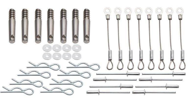 Team Alba Racing Clutch Cover Quick Release Pin Kit
