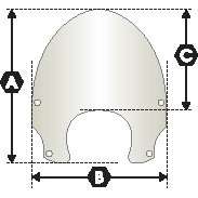 Pare-brise moto Givi American Cruiser
