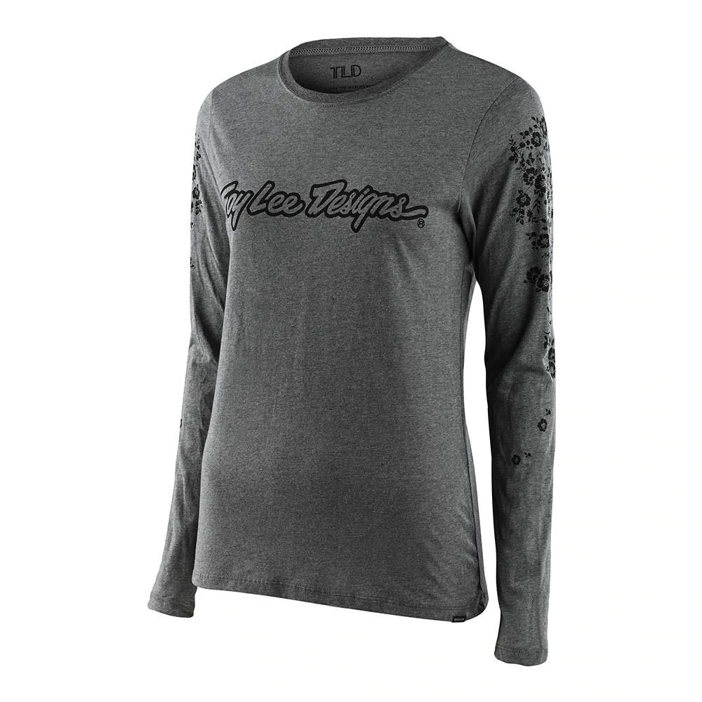 T-shirt à manches longues à imprimé floral pour femme de Troy Lee Designs (liquidation)