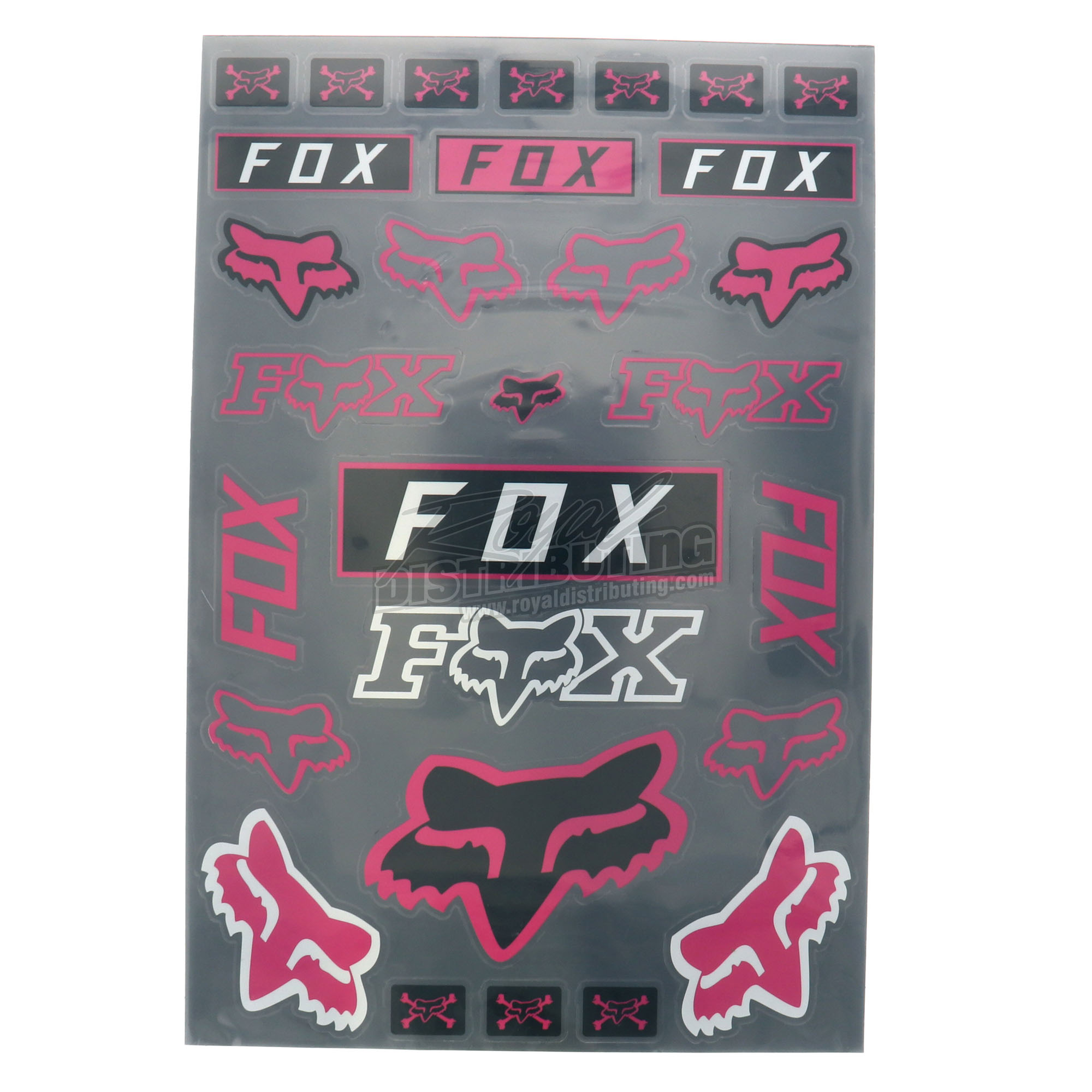 Fox Racing Heritage Track Sticker Pack
