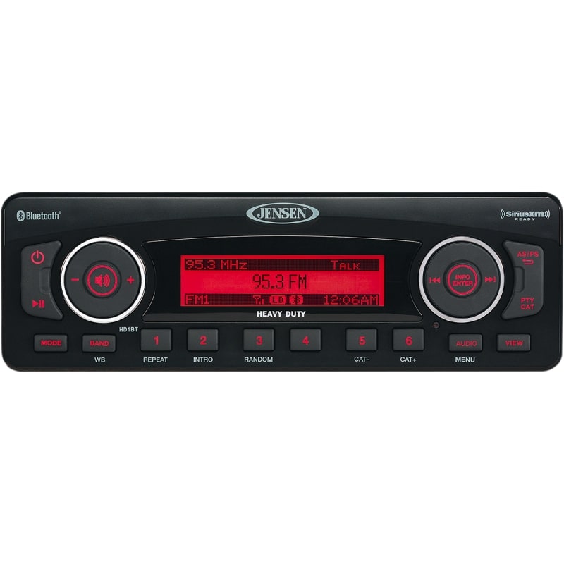 Jensen AM/FM/WB/USB/iPod & iPhone/SiriusXM Ready/Bluetooth Stereo