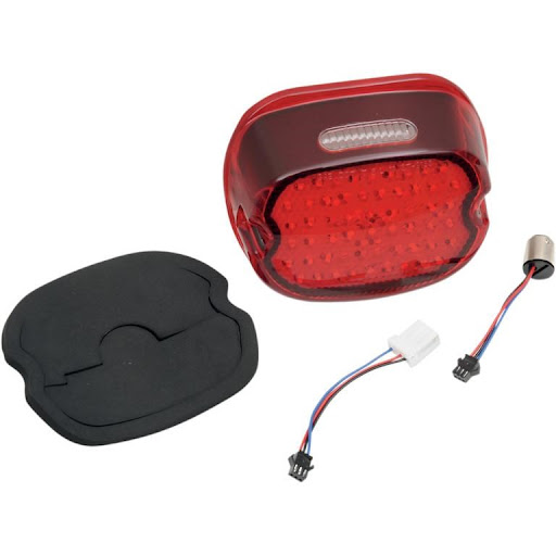 Feux arrière à LED à profil bas Drag Specialties avec feu de position inférieur