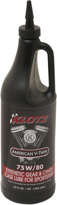 Klotz V-Twin TechniPlate Synthetic Gear & Chain Case Lubricant